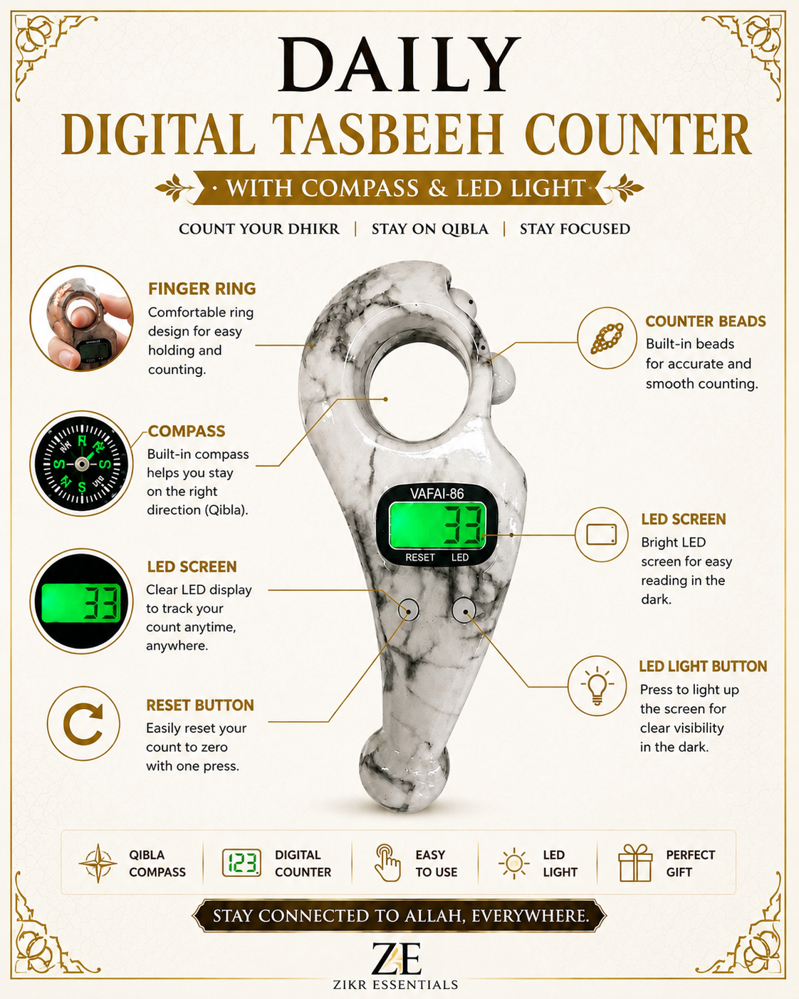 Digital Tasbeeh Counter